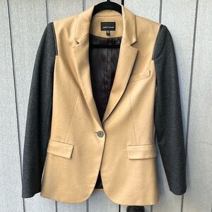 JUDITH & CHARLES two-tone cashmere wool blazer, size 4